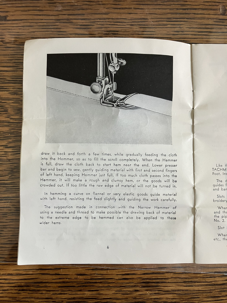 Hemmer instructions continued